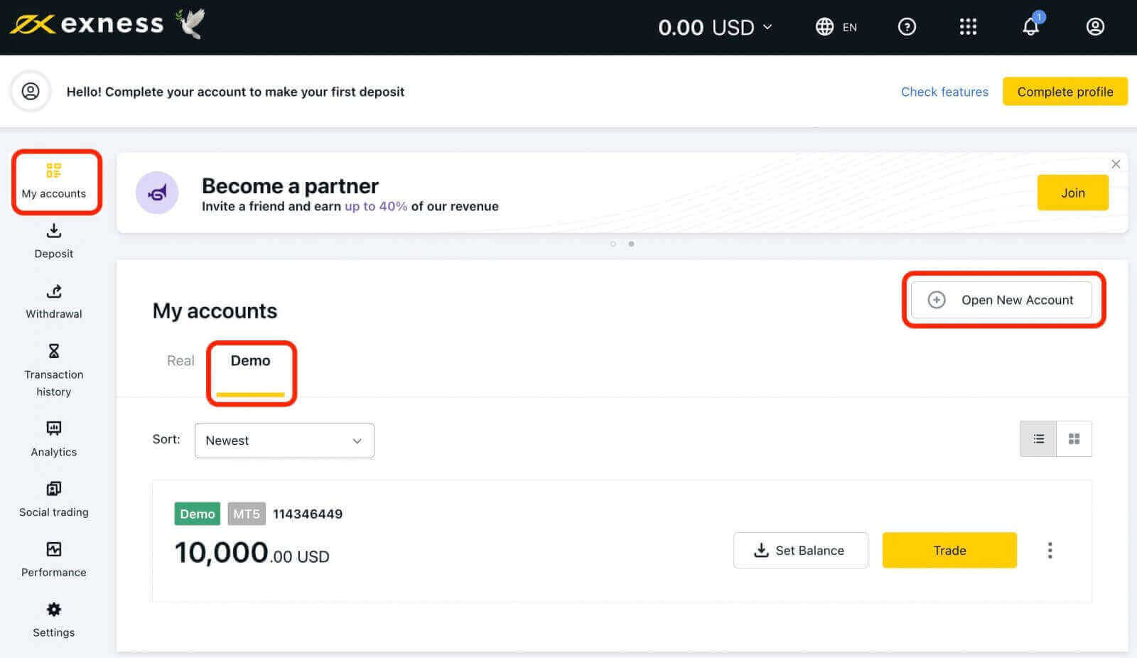 Exness Demo Account: How To Register an Account Exness Demo Account: How To Register an Account