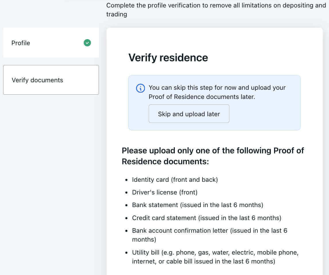 Como registrar e verificar conta no Exness